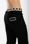 Spodnie czarne cygaretki LUSI LACE 