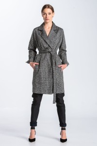 Classic coat checked