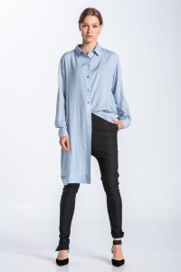 Long shirt blue